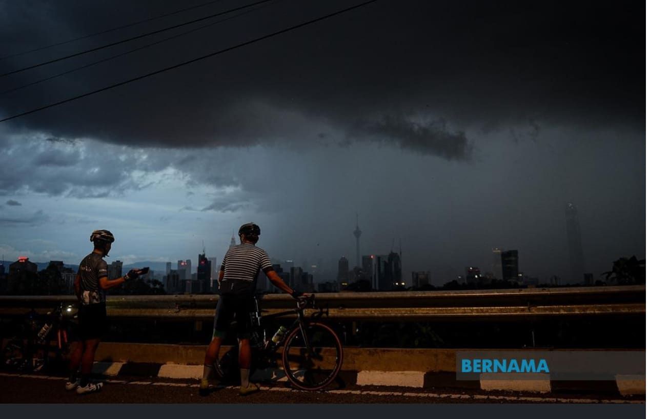 轰隆隆！ 全马9州属2直辖区续有雨至4pm