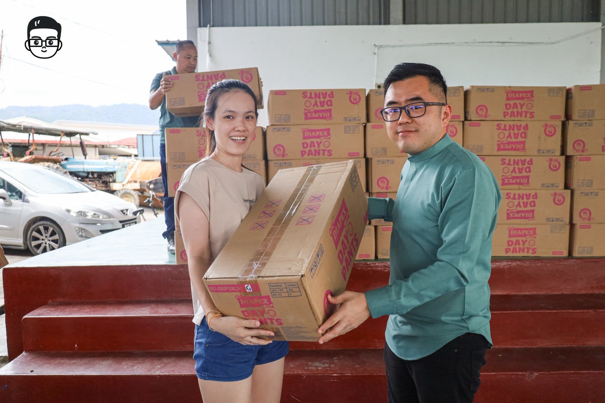 Nearly 100 Rawang families receive free baby nappies, helping to ease living costs