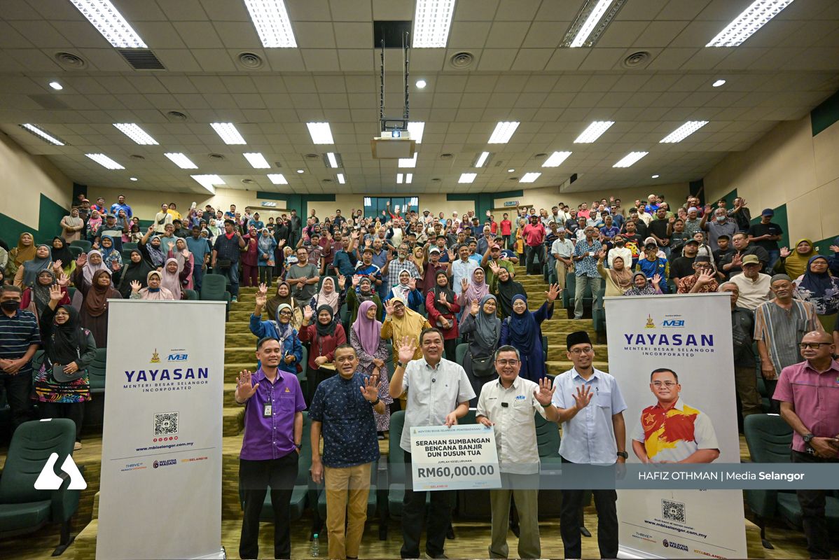 242 mangsa bah DUN Dusun Tua terima bantuan RM60,000 daripada Yayasan MBI