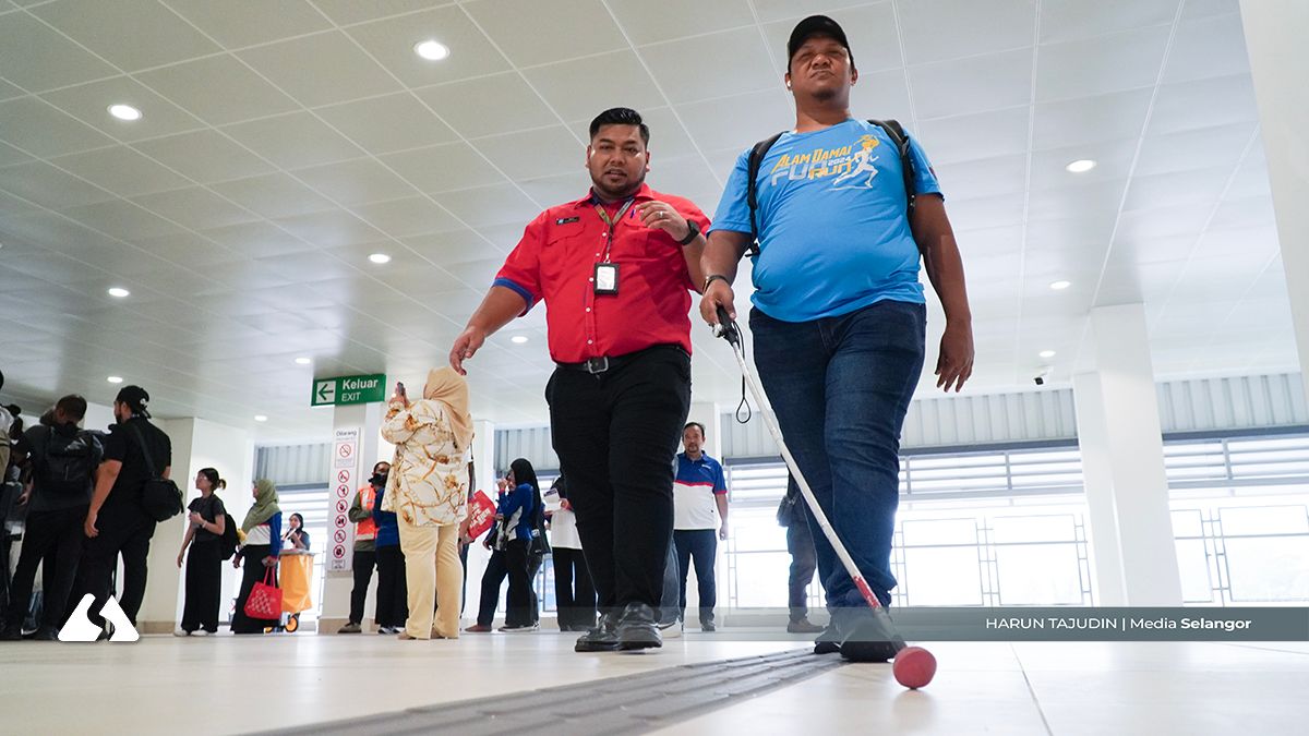 Pengguna LRT3 harap papan tanda Braille, koc wanita disediakan