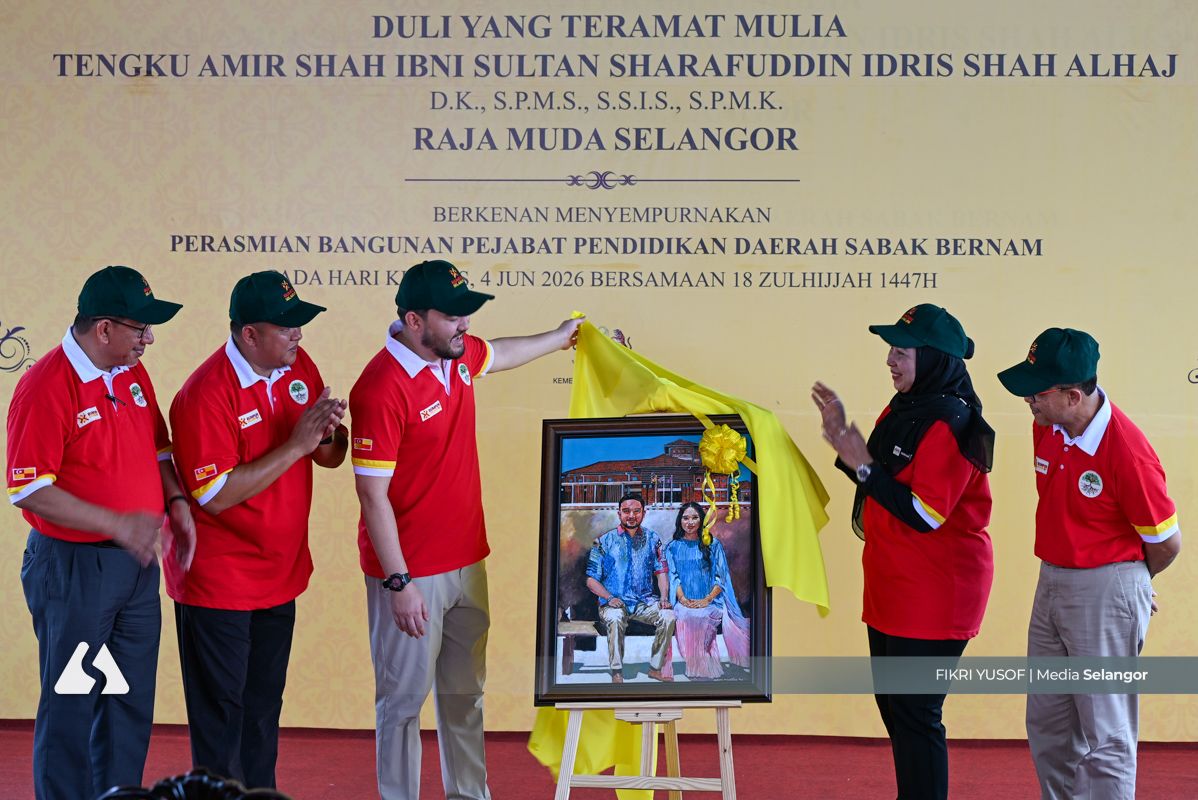 Raja Muda Selangor rasmi PPD Sabak Bernam baharu bernilai RM16.93 juta