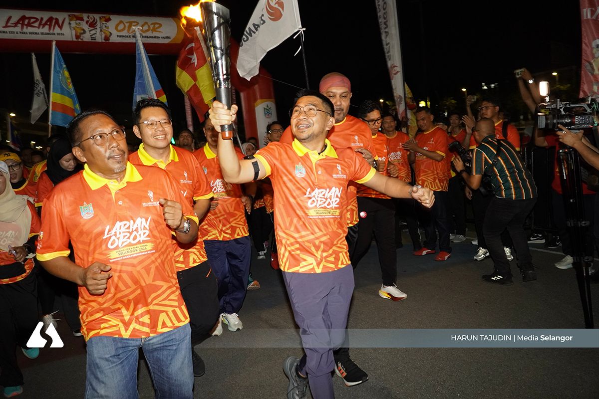 Lebih 1,000 sertai Jelajah Larian Obor SUKMA 2026 di Kajang