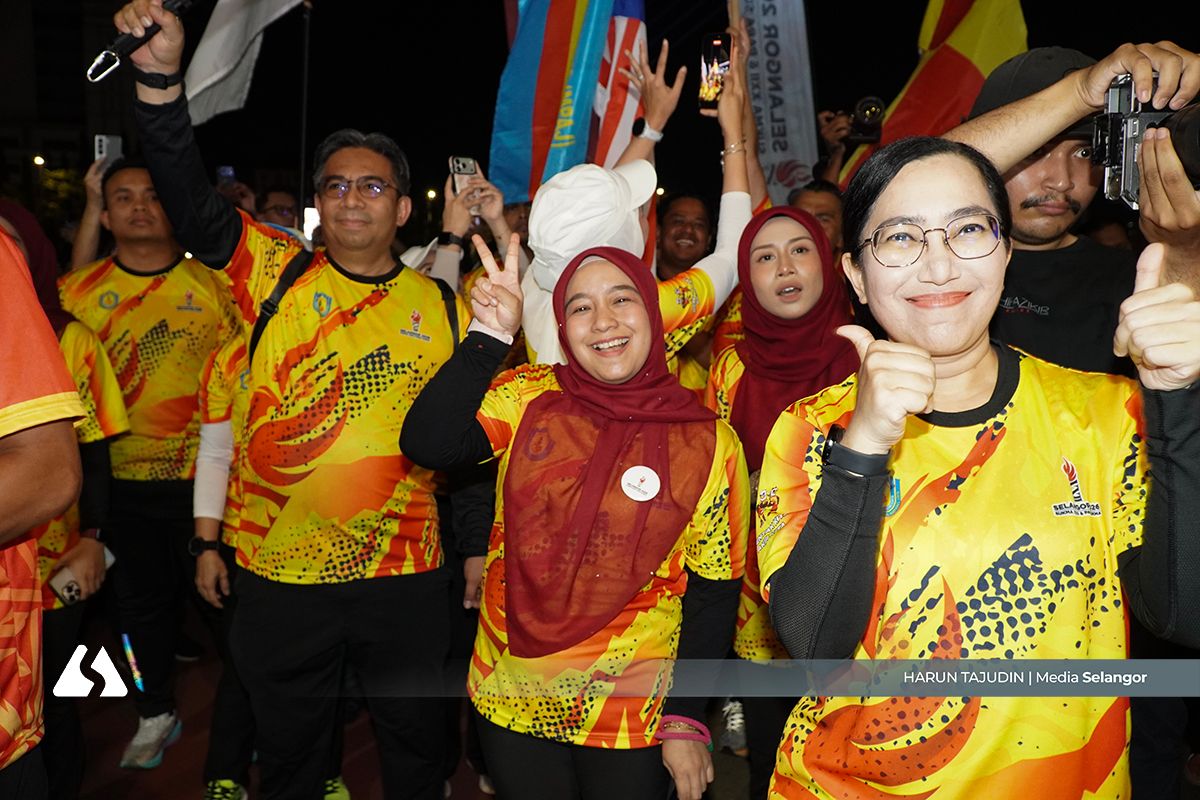 Lebih 1,000 sertai Jelajah Larian Obor SUKMA 2026 di Kajang