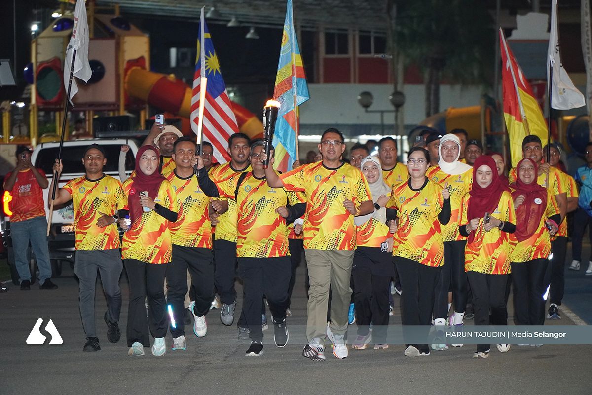 Lebih 1,000 sertai Jelajah Larian Obor SUKMA 2026 di Kajang