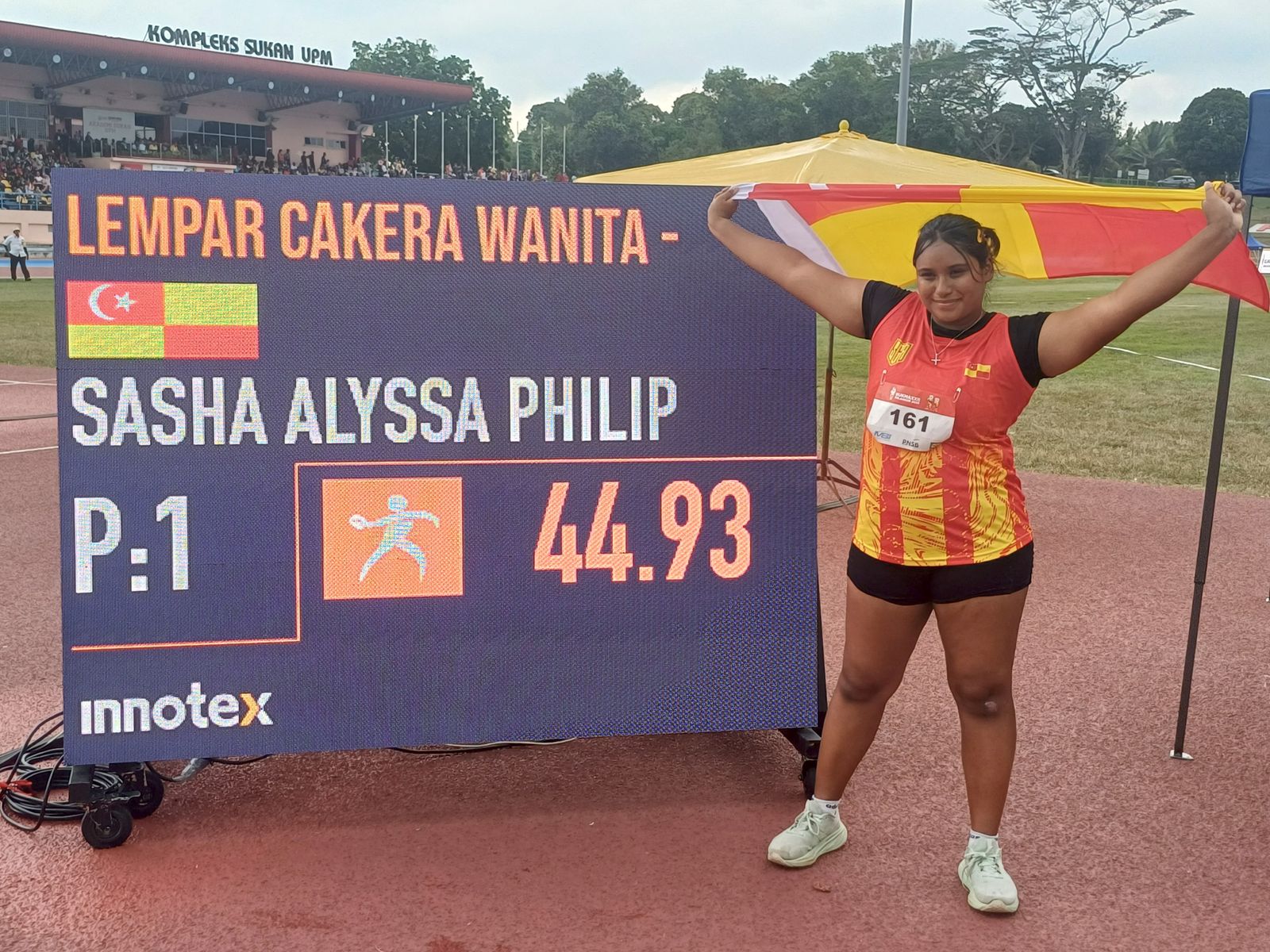 Lempar cakera wanita tuai emas pertama olahraga Selangor