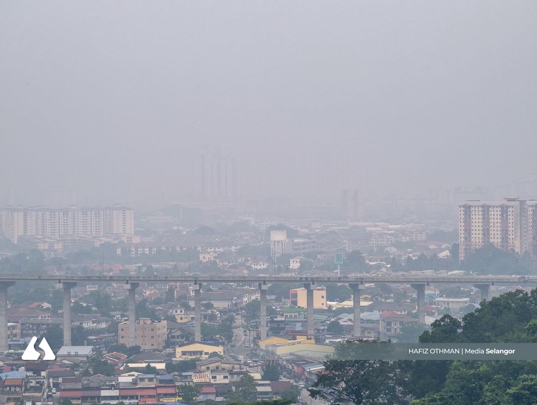Jerebu: Semua kawasan Selangor rekod tahap pencemaran udara sederhana pagi ini